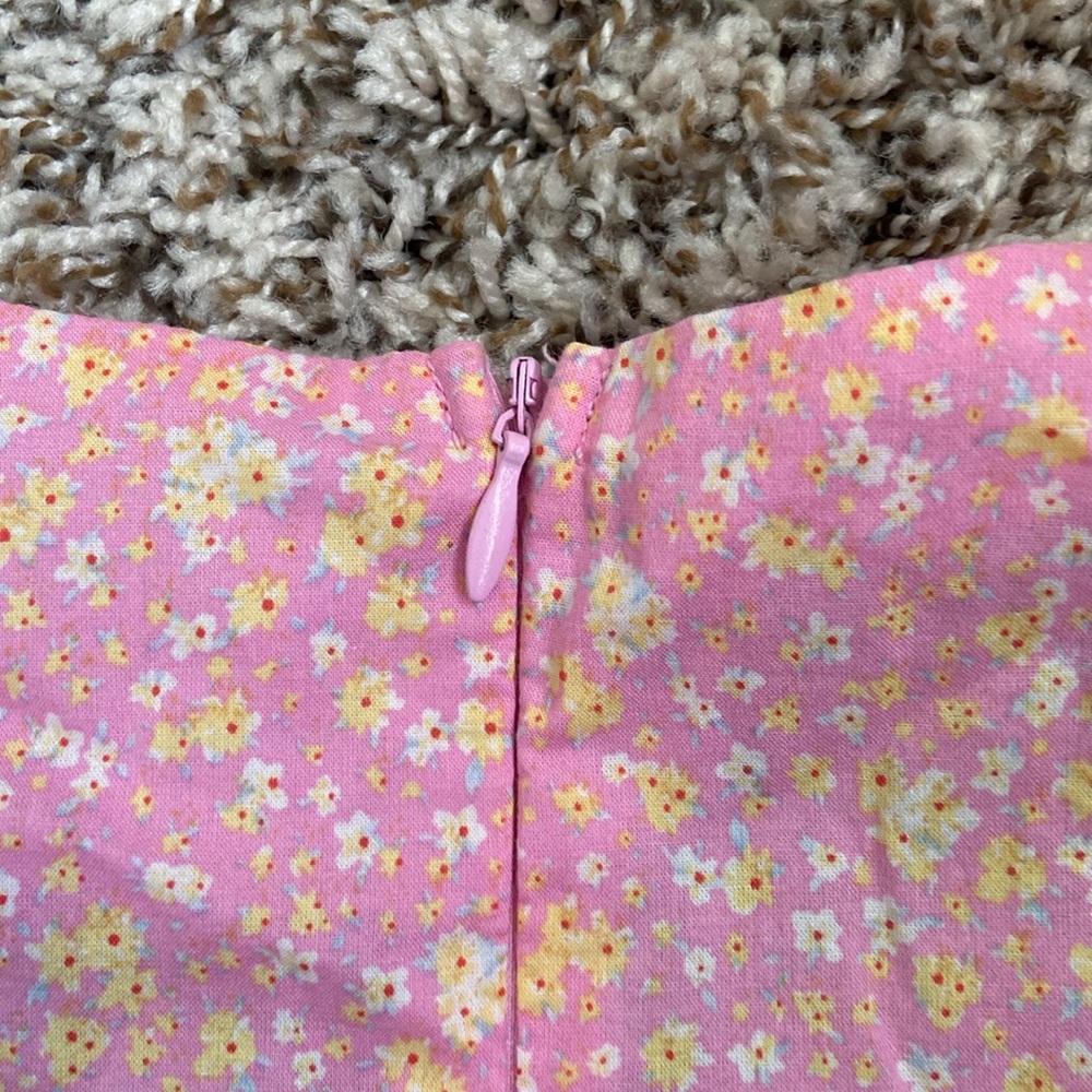 Beginning Boutique pink floral mini dress Size 8 - Picture 9 of 12